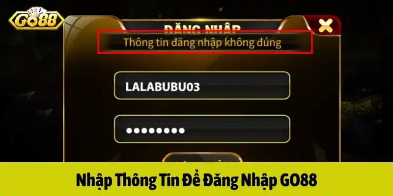 Hướng dẫn đăng nhập go88 Bảo vệ thông tin đăng nhập