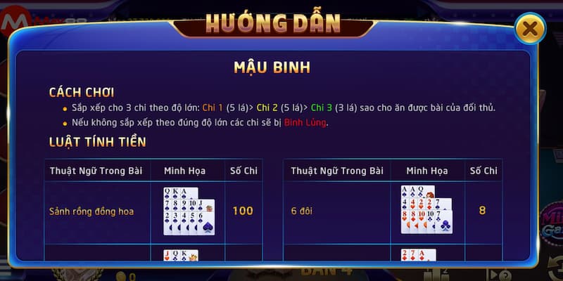 Tài mậu binh Chiến thuật chơi Tài mậu binh