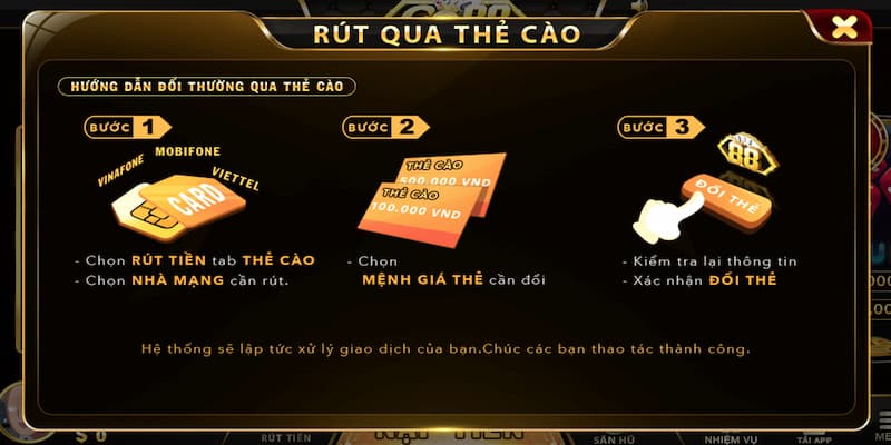 Rút tiền GO88 Tổng quan về rút tiền GO88