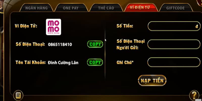 Nạp tiền Go88 lỗi Vượt quá giới hạn nạp tiền